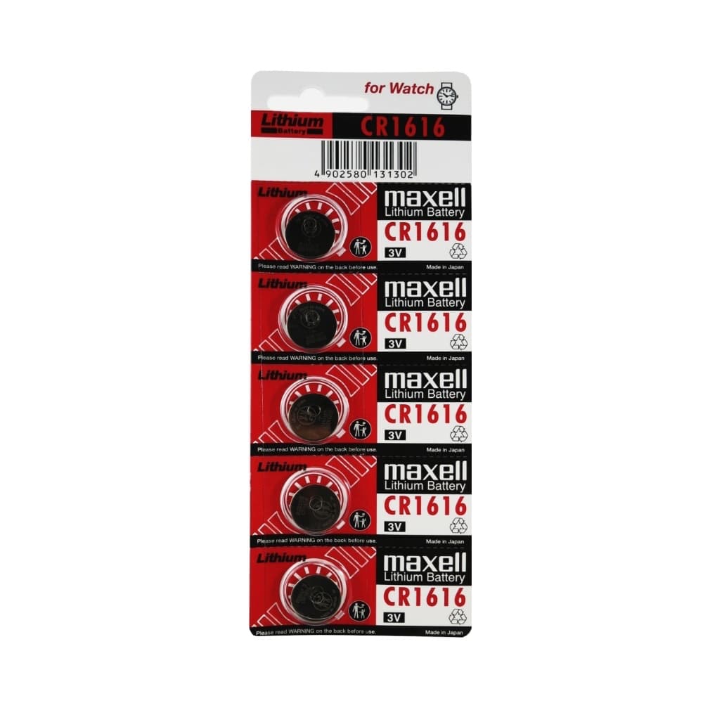CR1616 Maxell Pack 5 ok Cr1616 Pila Litio 3v Maxell - Blister 5 unidades - Imagen 1