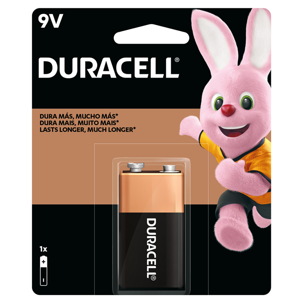 bateria duracell alcalina 9v