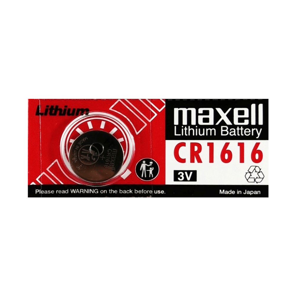 MAXELL - CR1616M. Pila de litio en formato botón. Modelo CR1616