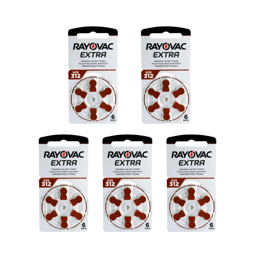 Pack 30 pilas auditivas 312 Rayovac pr41 - ok Pack 30 pilas auditivas 312 Rayovac pr41 - ok