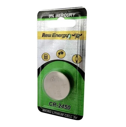 Pila de botón CR2450 3V de Pila de botón Botón de litio batería - China  Batería y Baterías precio