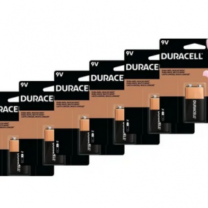 bateria duracell 9v pack6