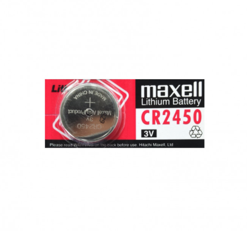 CR2450 Maxell Pila Botón 3v Litio - Unidad