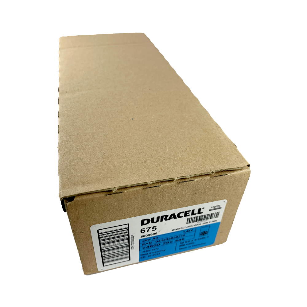 Caja 300 Pilas Audifonos Duracell Activair 675 OK Pilas 675 Auditivas Duracell Activair Pr44 implante - Caja 300 - Imagen 1