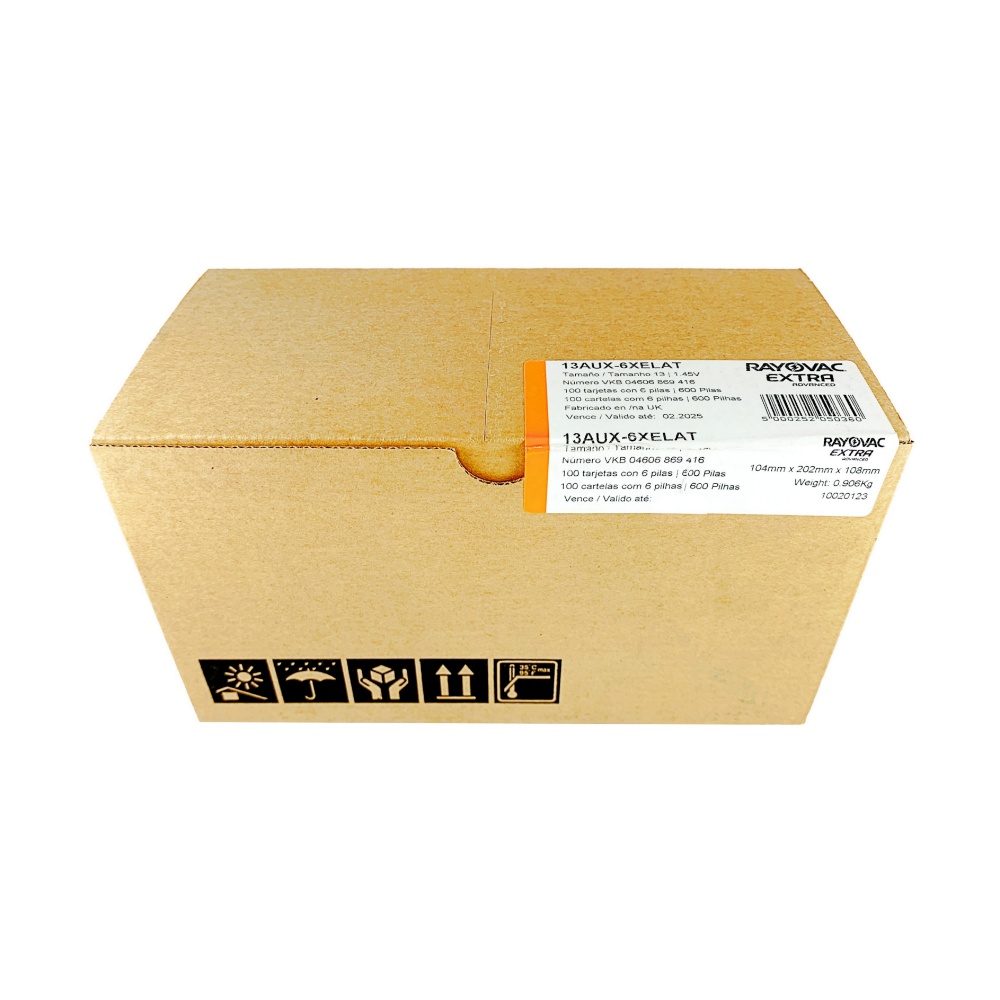 Caja 600 Pilas Audifonos Rayovac 13 OK Pilas 13 auditivas Rayovac Extra Pr48 - Caja 600 - Imagen 1