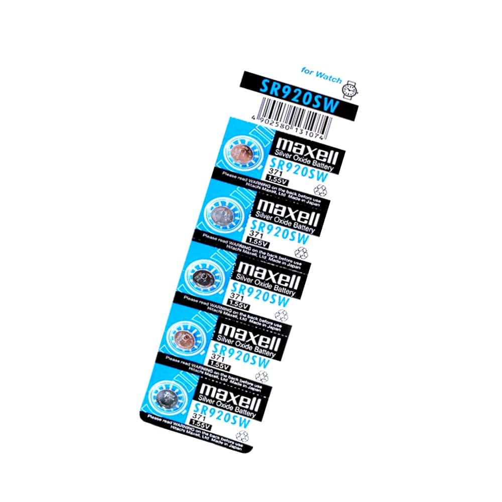 Sr920sw Maxell x5 carton OK Pack 5 Sr920sw Maxell - Pila Reloj Sr920 - Imagen 1