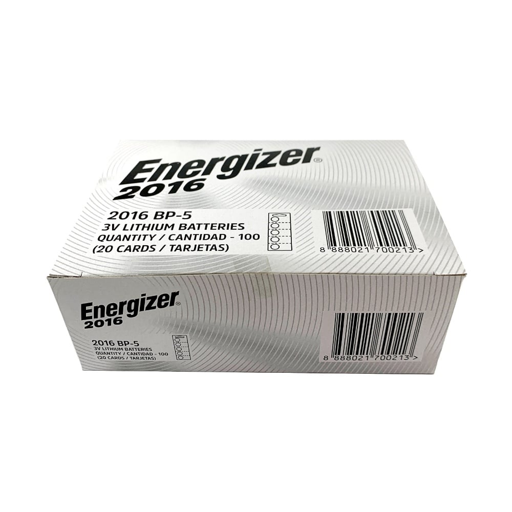 CR2016 Energizer Caja 100 pilas ok Cr2016 litio 3v Energizer - Caja 100 pilas - Imagen 1