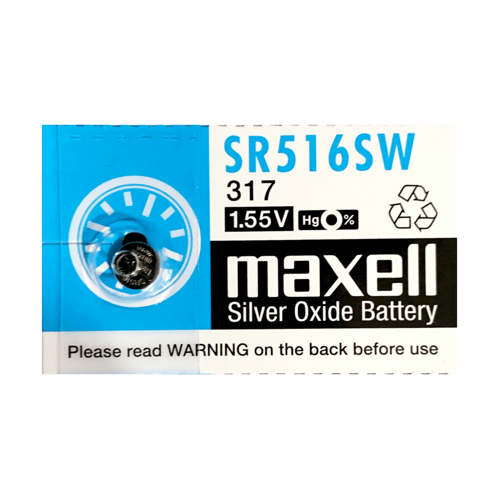 Pila Maxell SR626SW 377 1.55V Tipo Botón Pack De 5 Unidades