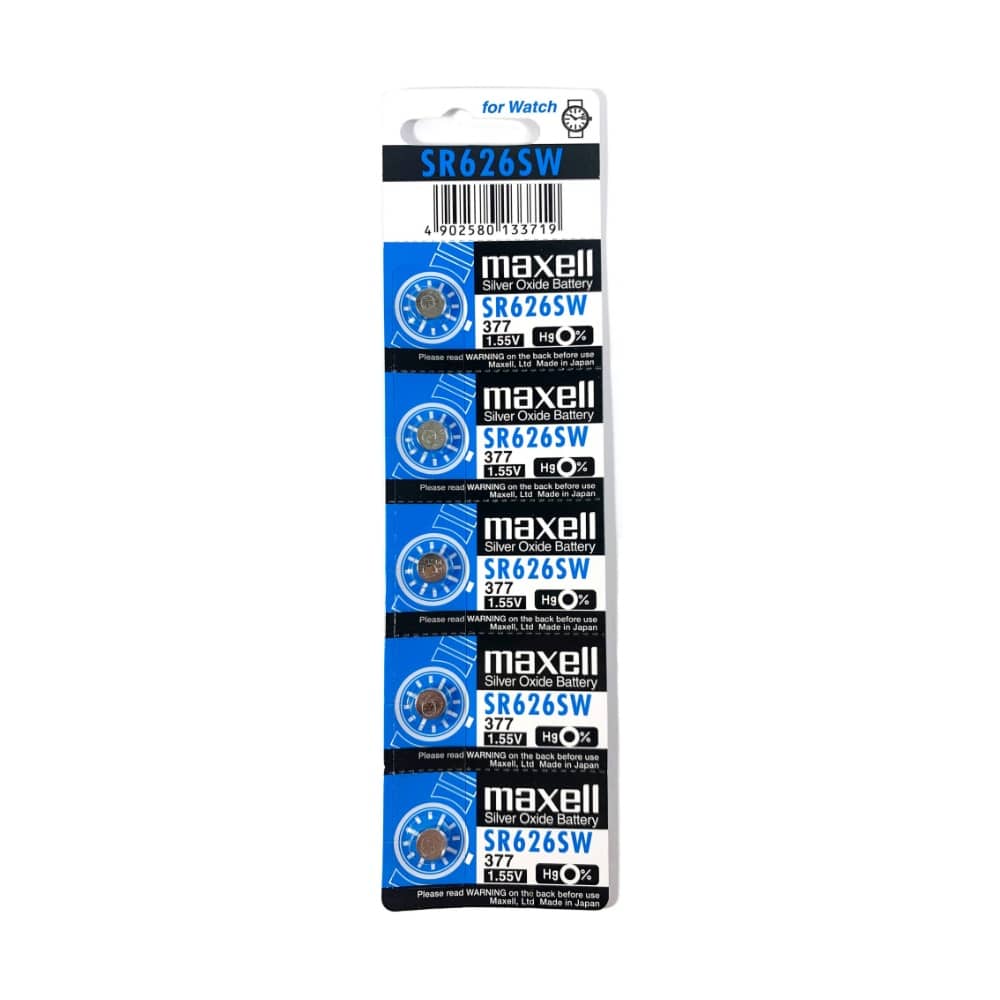 Sr626sw Maxell Sr626 pack 5 - Equivale a 377 - Todopilas