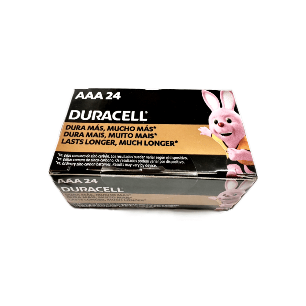 Duracell pilas alcalinas AAA caja 24 - ok Duracell pilas alcalinas AAA caja 24