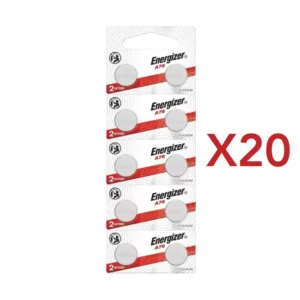 Lr44 Energizer a76 alcalina caja 1000 pilas 20 blíster