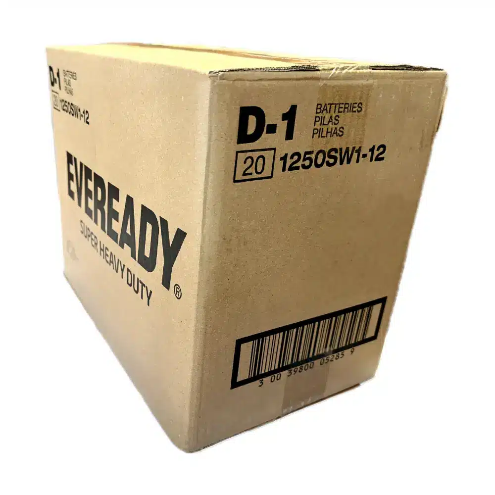 Pila D grande Eveready black carbon premium caja 240 - OK2 Pila D grande Eveready black carbon premium caja 240