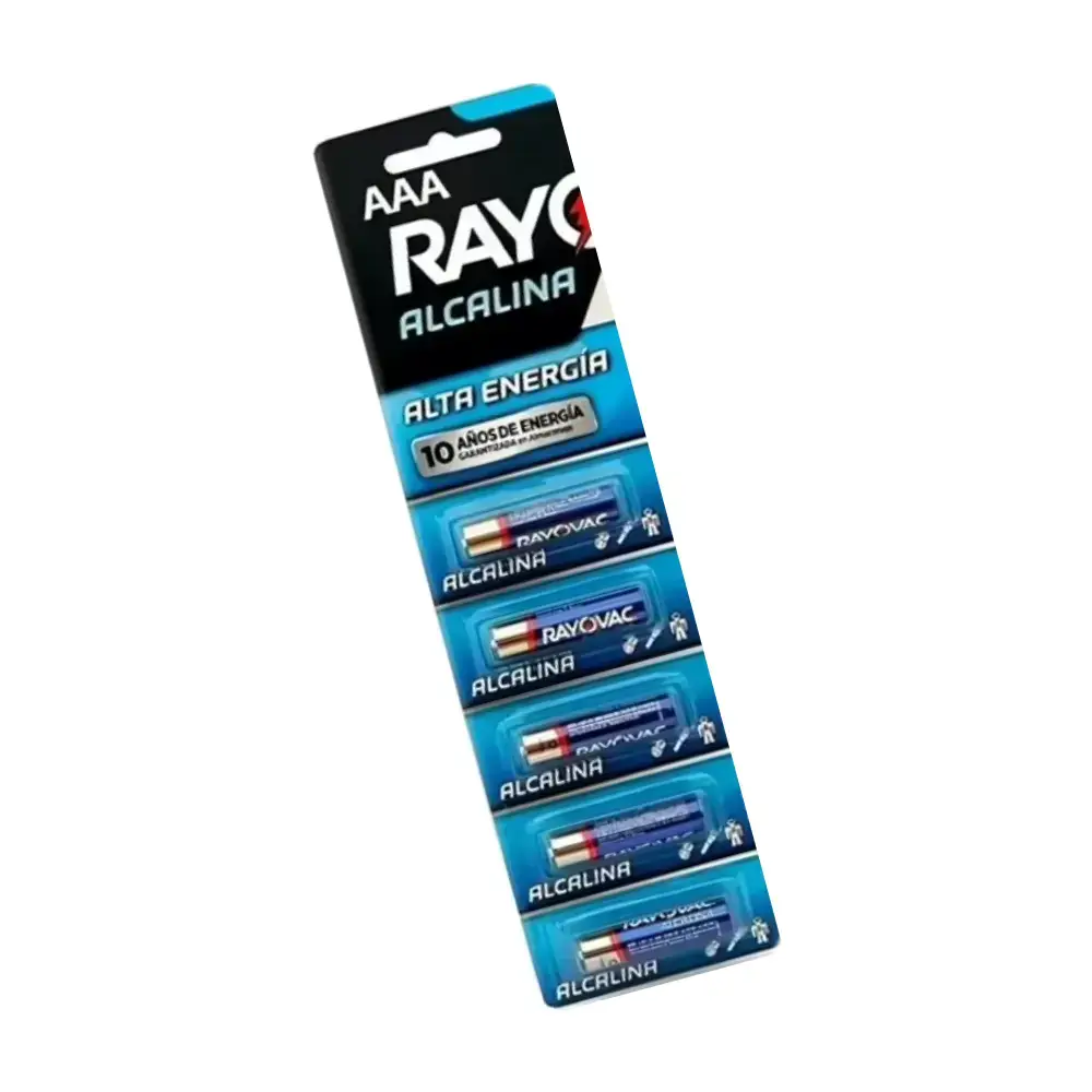 Pila aaa alcalina Rayovac prepicada individual blíster 5 - OK Pila aaa alcalina Rayovac prepicada individual blíster 5