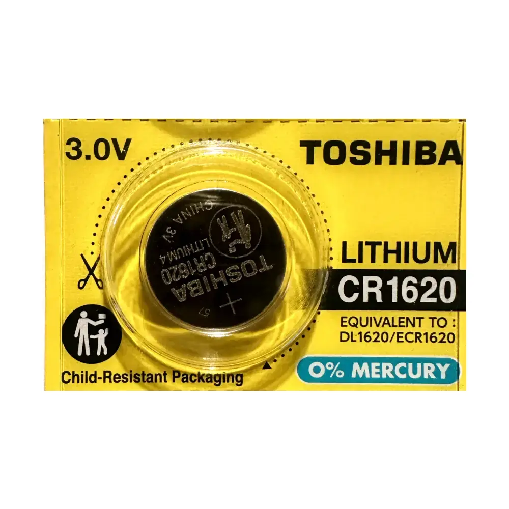 Cr1620 litio 3v Toshiba - unidad ok Cr1620 litio 3v Toshiba - unidad